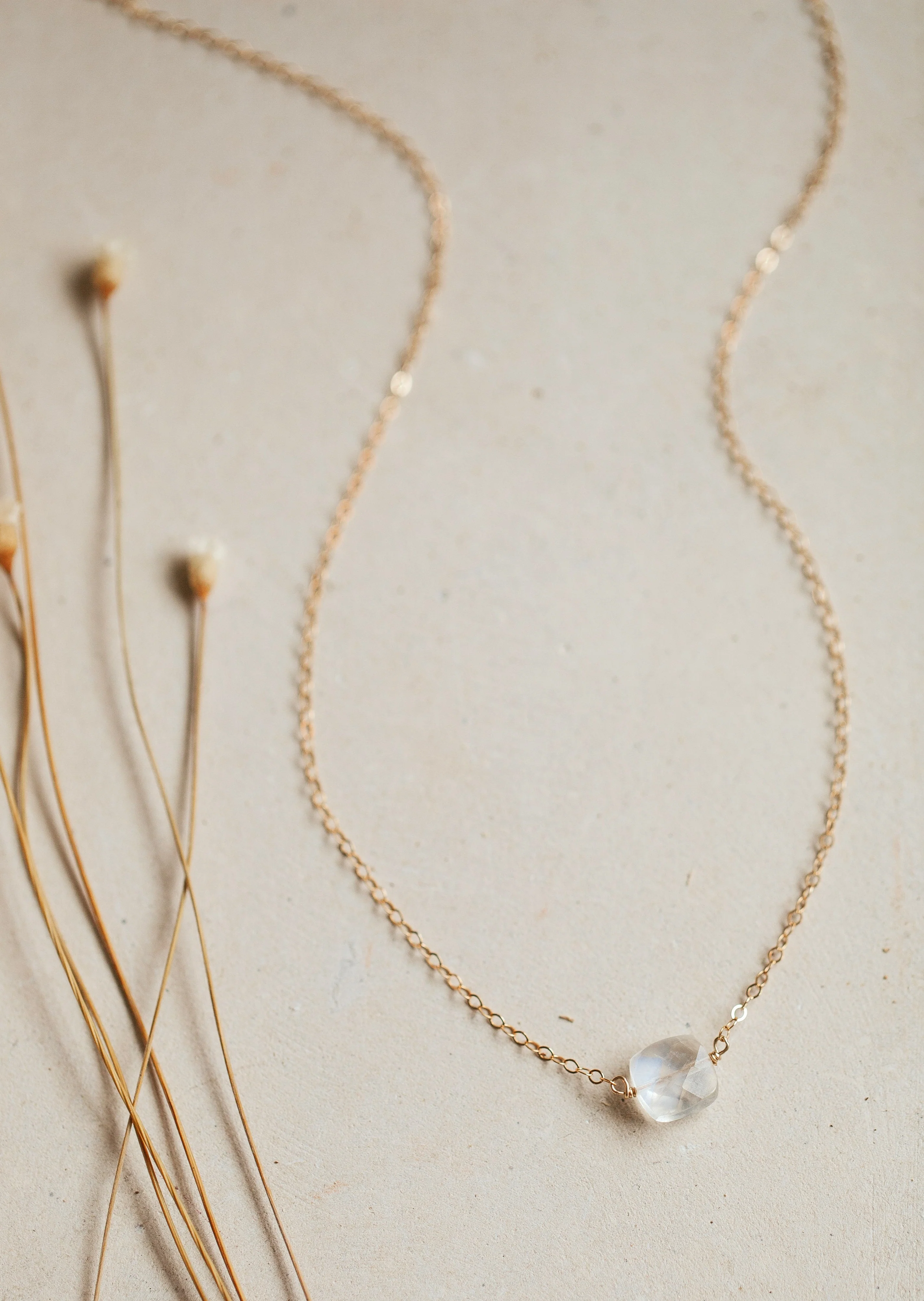Moonstone Cushion Necklace - Image 4