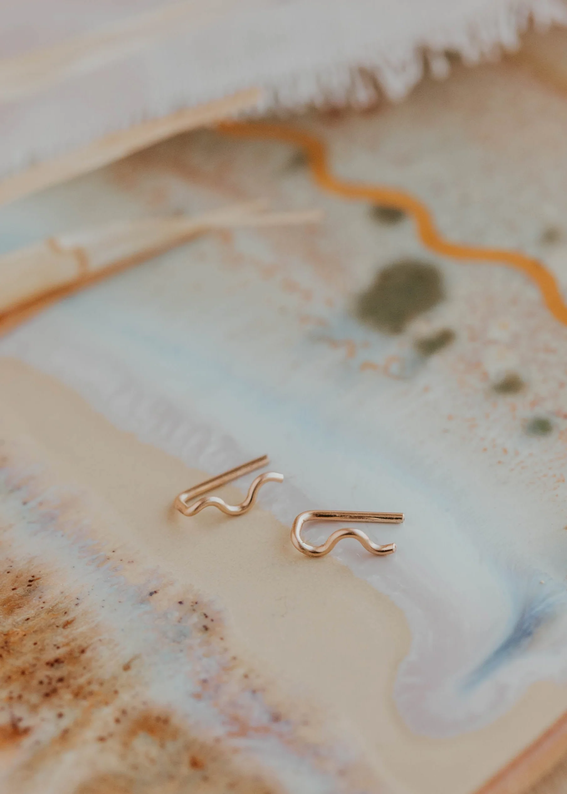 Tiny Wave Ear Climbers - Image 4