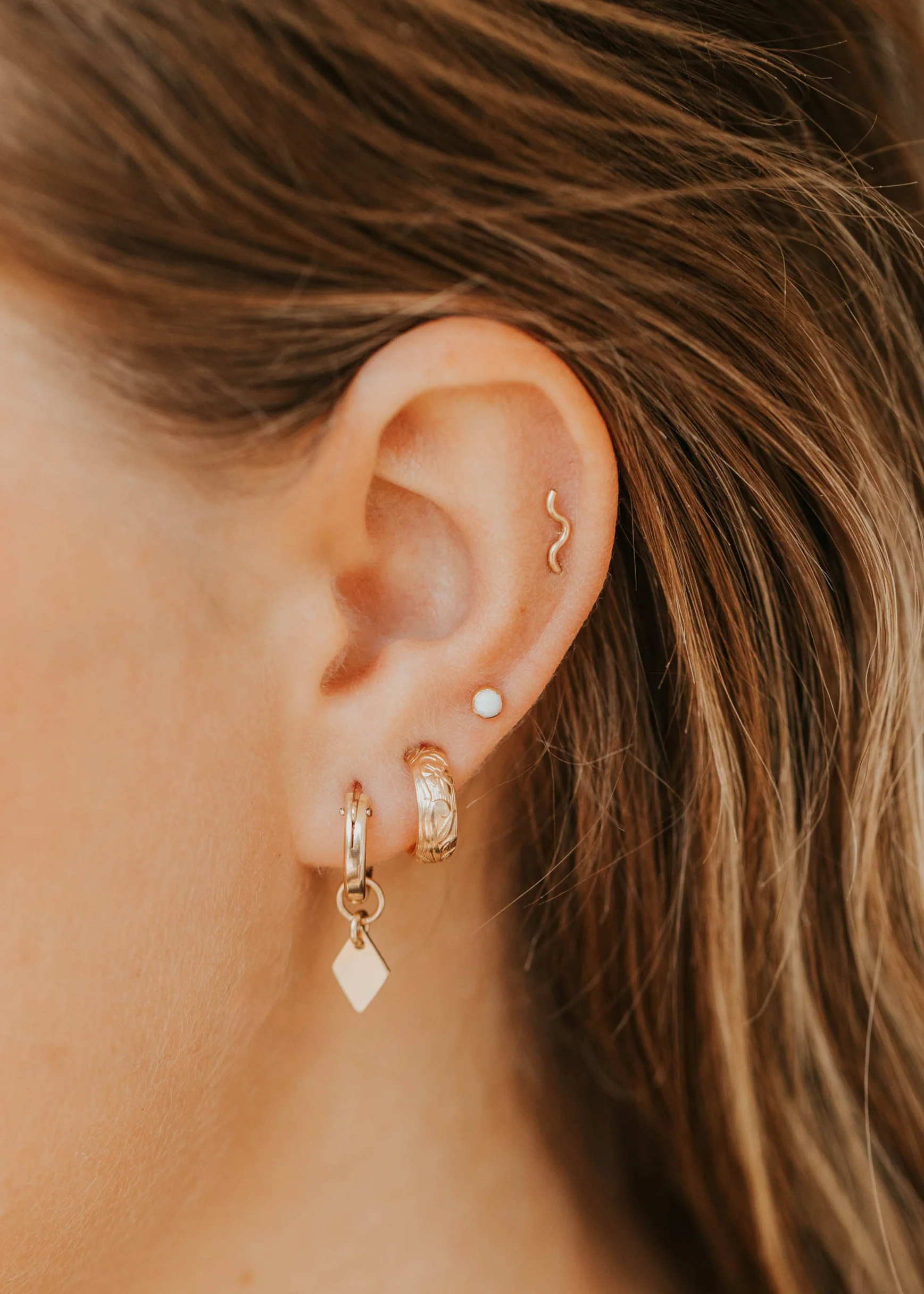 Tiny Wave Ear Climbers - Image 5